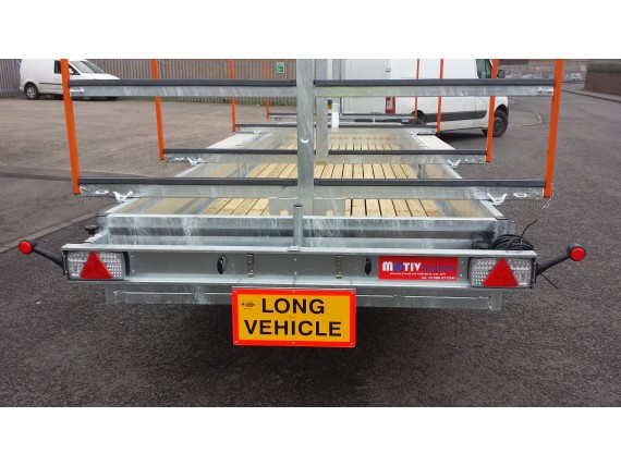 MT1865 RB 5x20 Centre Post Rowing Boat Trailer